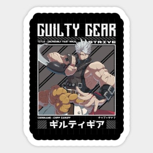 Chipp Zanuff - Guilty Gear Strive Sticker